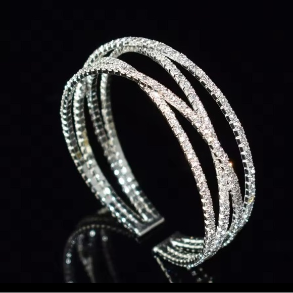 Jewelry - White Gold Filled Cubic Zirconia Bracelet